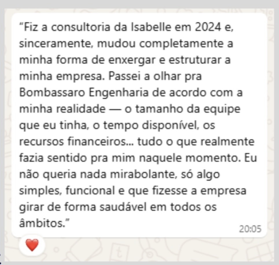 Feedback de Francieli B.