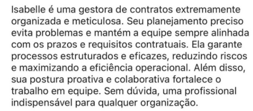 Feedback de Luiz G.