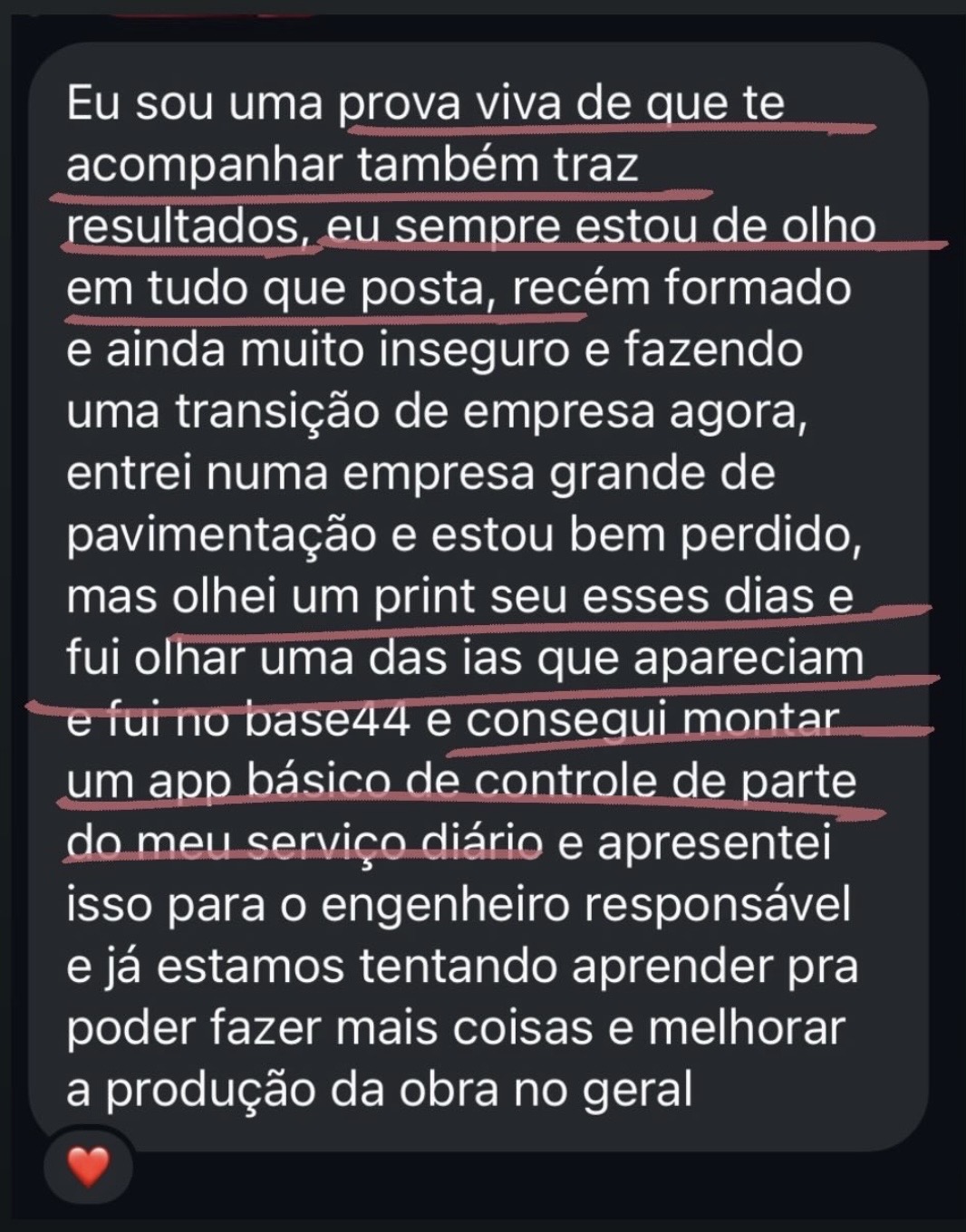 Feedback de Ronaldo L.